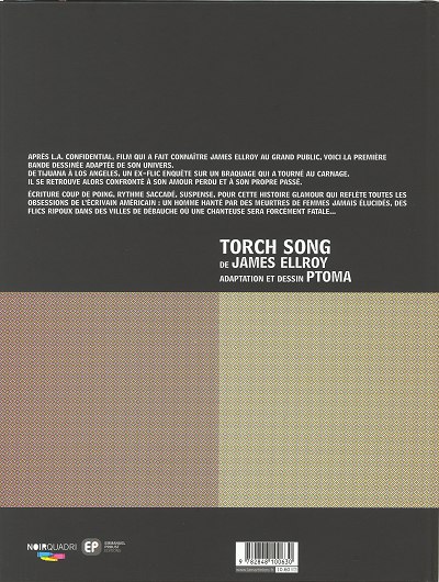 Verso de l'album Torch Song Tome 1