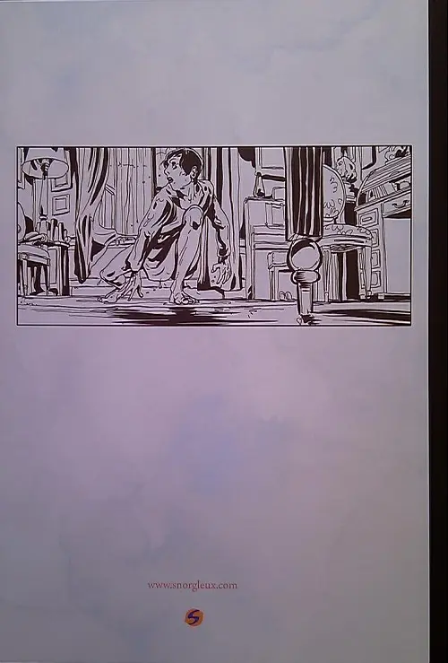 Verso de l'album L'Assassin qu'elle mérite 1. Art Nouveau / 2. La fin de l'innoncence