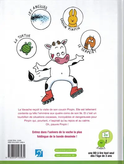 Verso de l'album La Vavache Tome 3 Cousin pinpin