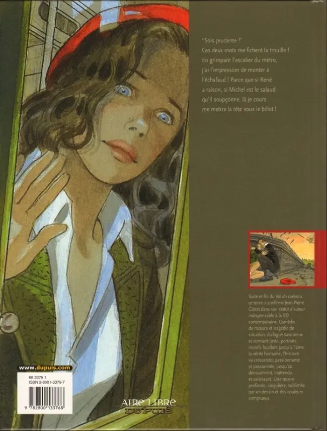 Verso de l'album Le Vol du corbeau Tome 2