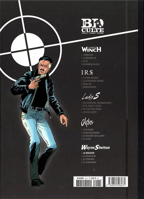Verso de l'album Wayne Shelton Le Figaro Tome 1 La Mission