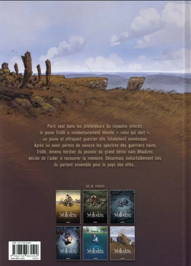 Verso de l'album Wollodrïn Tome 6 Celui qui dort 2/2