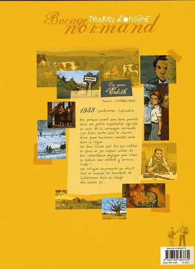 Verso de l'album Les Yeux d'Edith Tome 1 Cambremer