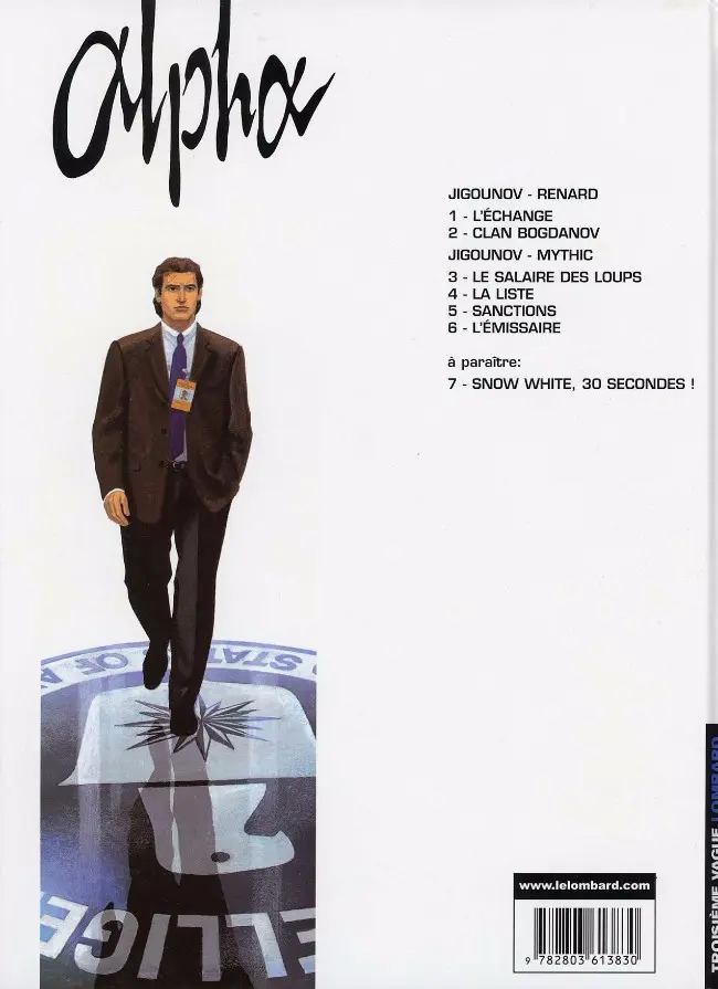 Verso de l'album Alpha Tome 4 La Liste