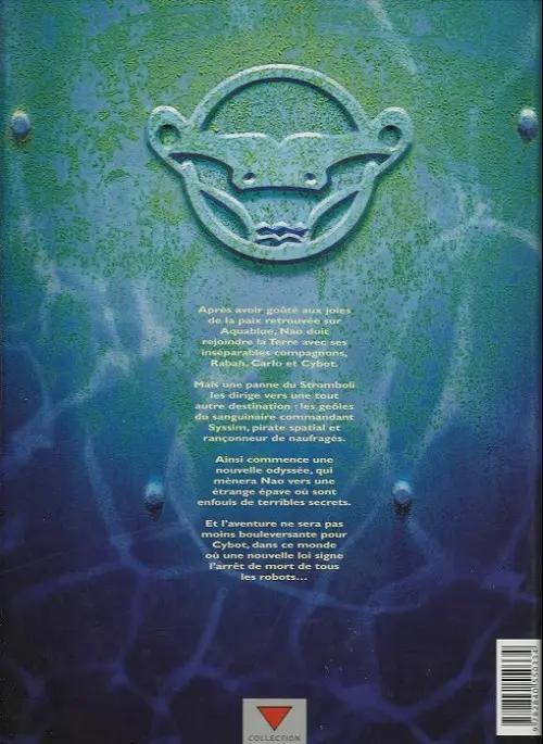 Verso de l'album Aquablue Tome 6 Étoile blanche - Première partie