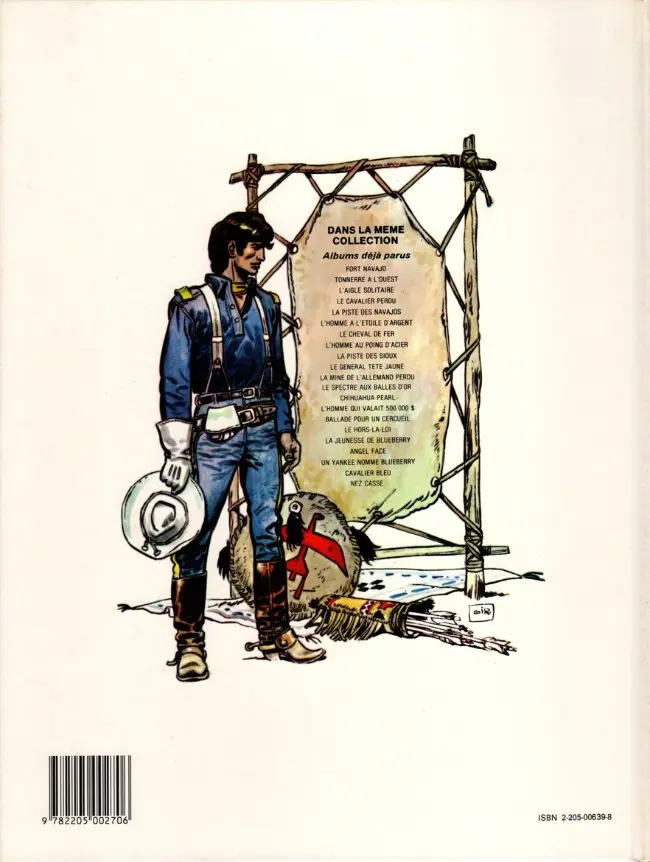 Verso de l'album Blueberry Tome 4 Le cavalier perdu