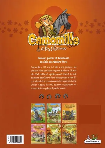 Verso de l'album Camomille et les chevaux Tome 3 Poney game