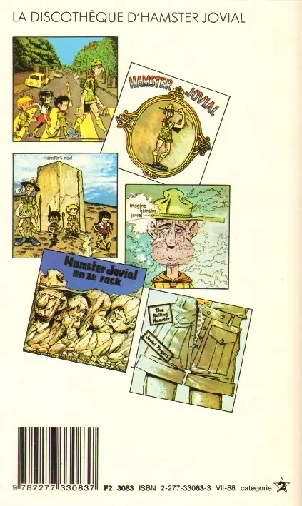Verso de l'album Hamster Jovial Hamster Jovial et ses louveteaux
