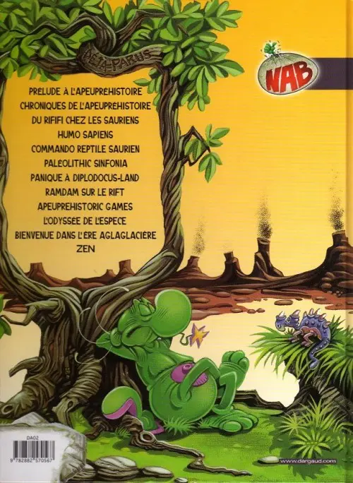 Verso de l'album Nabuchodinosaure Tome 3 Du rififi chez les sauriens