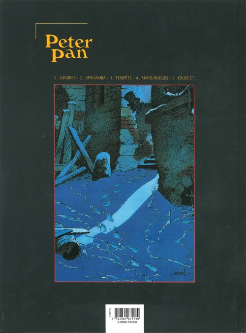 Verso de l'album Peter Pan Tome 2 Opikanoba
