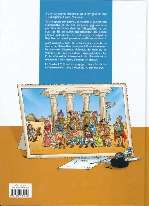 Verso de l'album Les profs refont l'histoire Tome 1