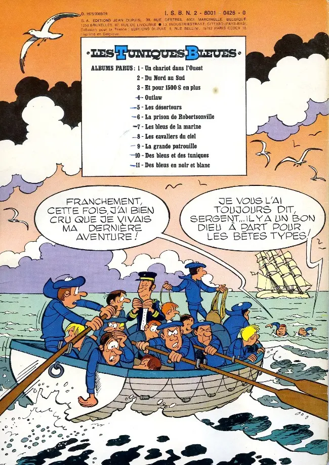 Verso de l'album Les Tuniques Bleues Tome 6 La prison de Robertsonville
