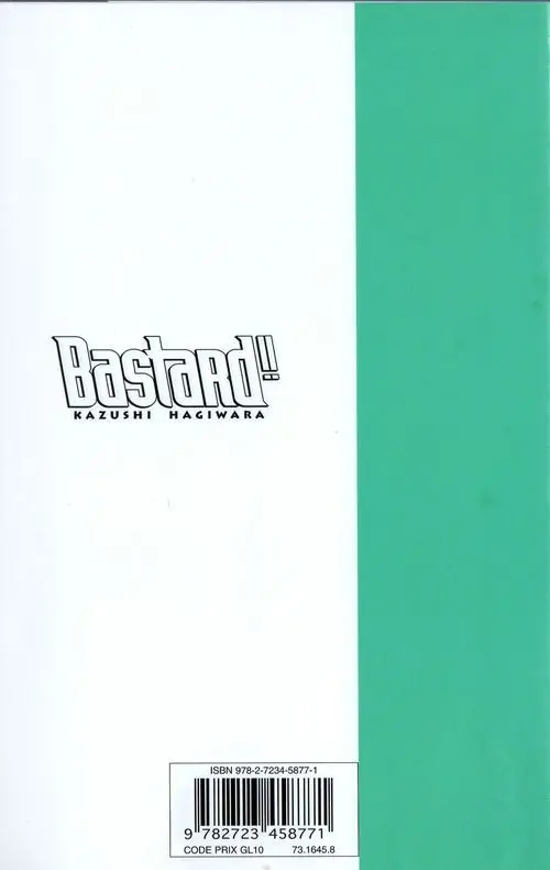 Verso de l'album Bastard !! 24 Les Défenseurs de la foi