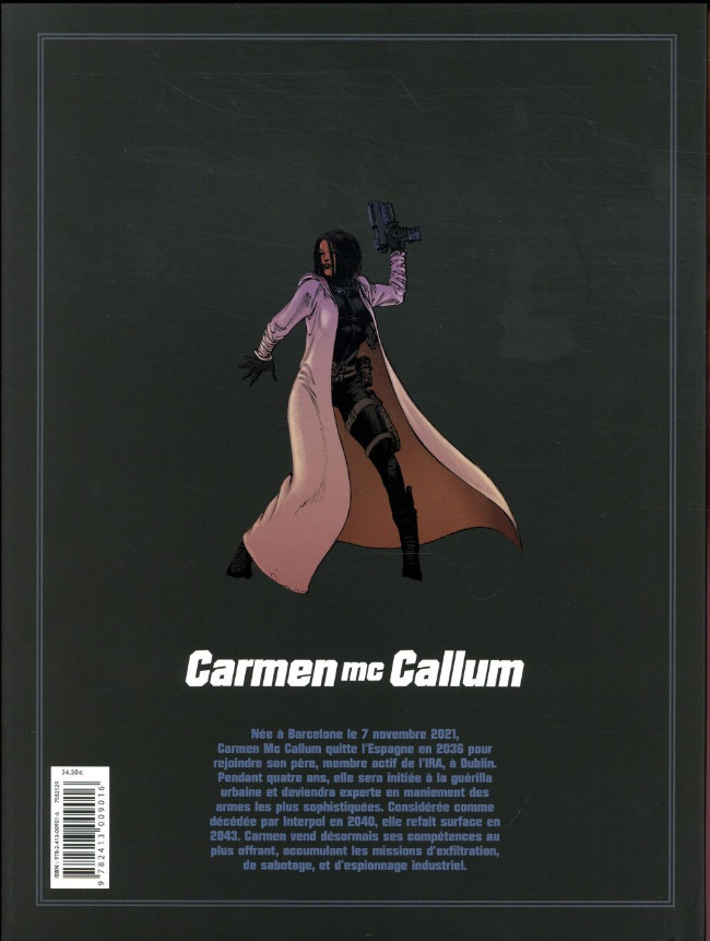 Verso de l'album Carmen Mc Callum L'Intégrale Tomes 13 à 16