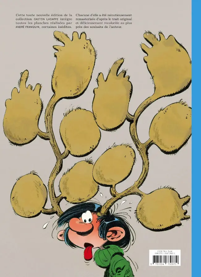Verso de l'album Gaston Tome 17 Le gang des gaffeurs