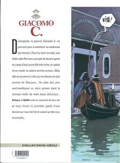 Verso de l'album Giacomo C. Tome 14 Boucle d'or