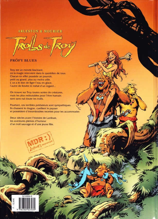 Verso de l'album Trolls de Troy Tome 18 Pröfy Blues