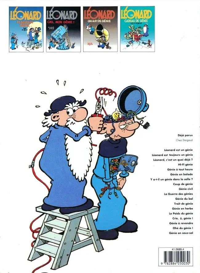 Verso de l'album Léonard Tome 22 Cadeau de génie