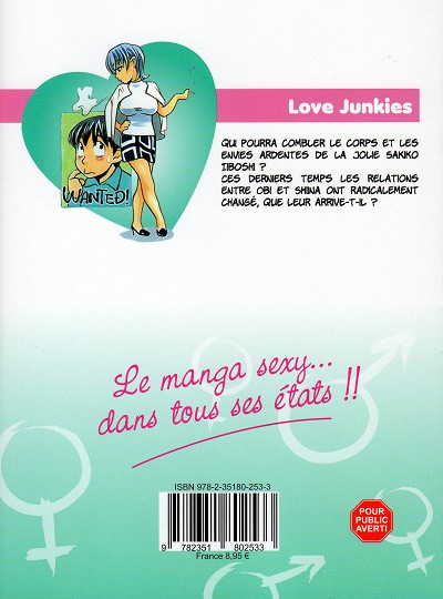 Verso de l'album Love junkies Saison 1 Tome 14