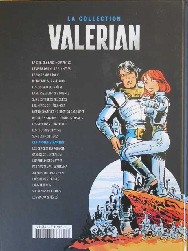 Verso de l'album Valérian Tome 14 Les armes vivantes