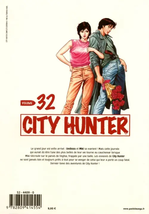 Verso de l'album City Hunter Volume 32