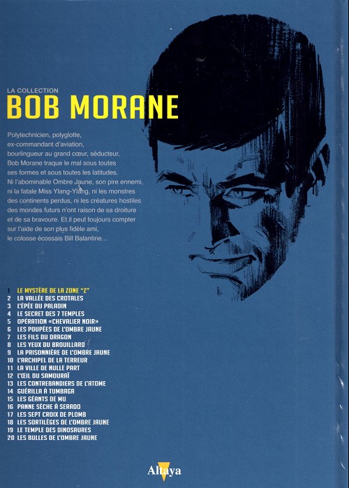 Verso de l'album Bob Morane La collection - Altaya Tome 1 Le mystère de la zone Z