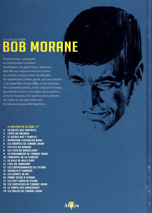 Verso de l'album Bob Morane La collection - Altaya Tome 1 Le mystère de la zone Z