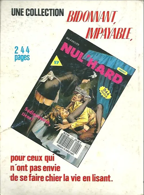 Verso de l'album Maniak Tome 13 Maniaque en fuite