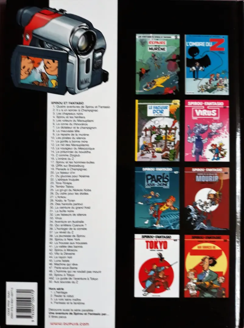 Verso de l'album Spirou et Fantasio Tome 30 La ceinture du grand froid