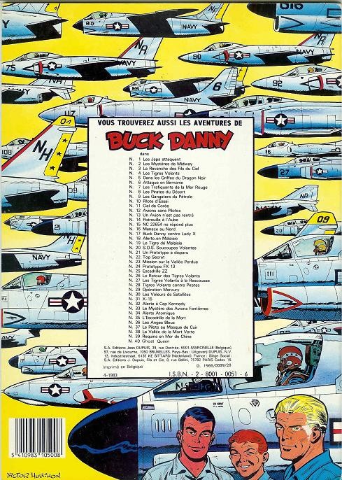 Verso de l'album Buck Danny Tome 14 Patrouille à l'aube