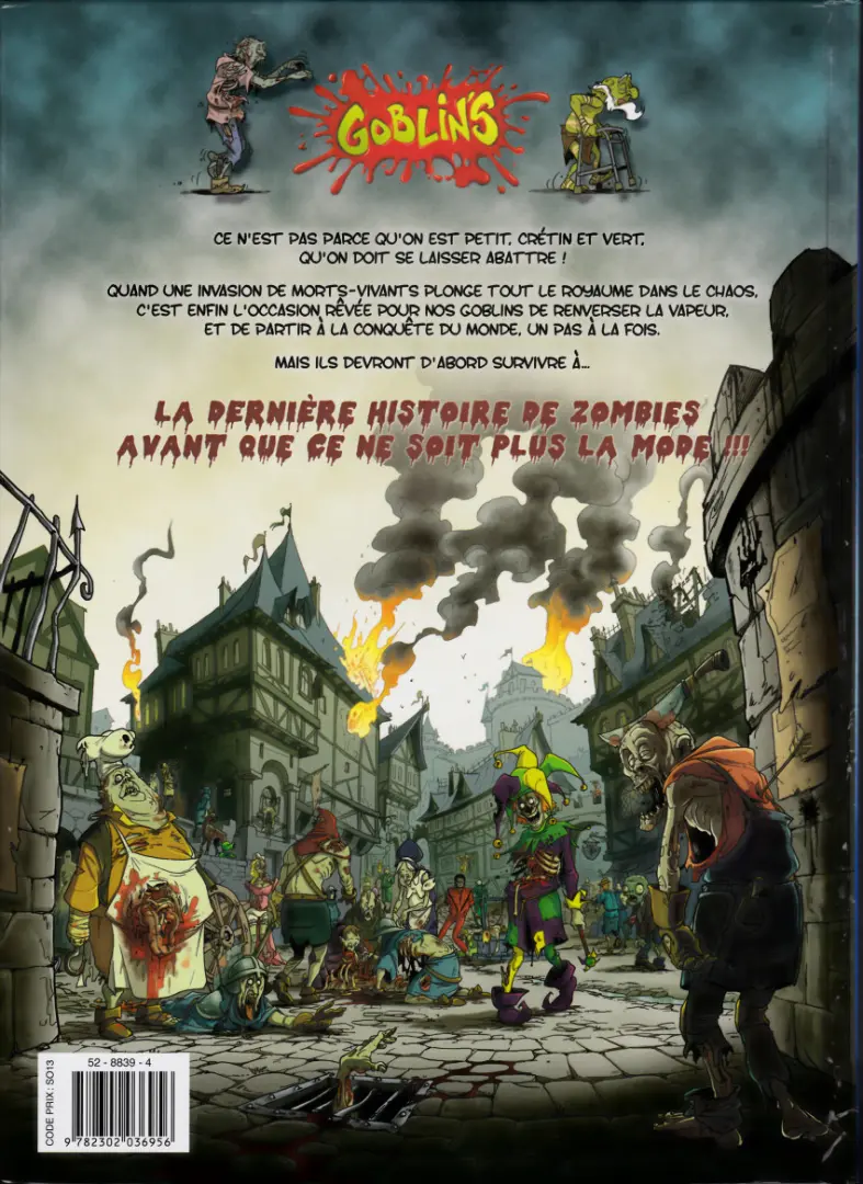 Verso de l'album Goblin's Tome 7 Mort et vif