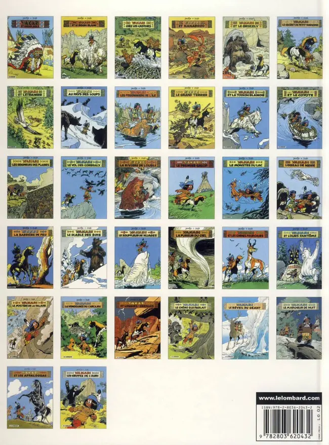 Verso de l'album Yakari Tome 14 Le vol des corbeaux