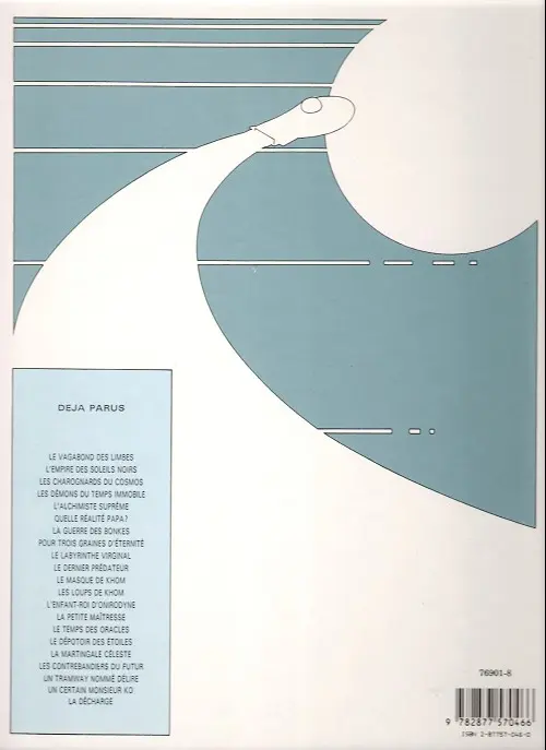 Verso de l'album Le Vagabond des Limbes Tome 11 Le masque de kohm