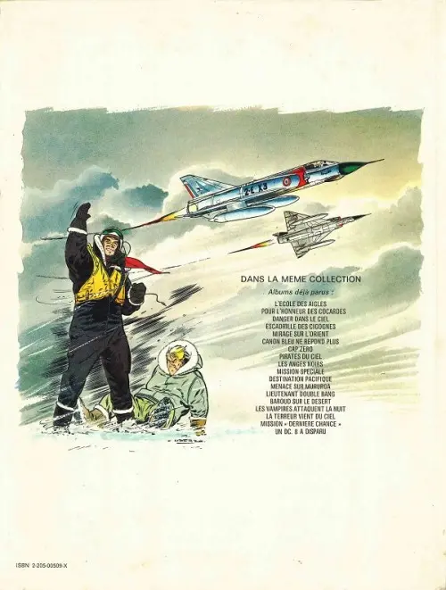 Verso de l'album Tanguy et Laverdure Tome 14 Baroud sur le désert