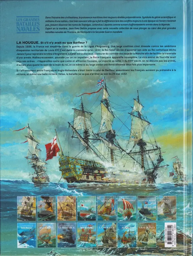 Verso de l'album Les grandes batailles navales Tome 14 La Hougue