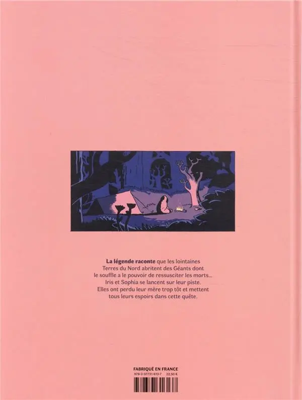 Verso de l'album Le souffle du géant