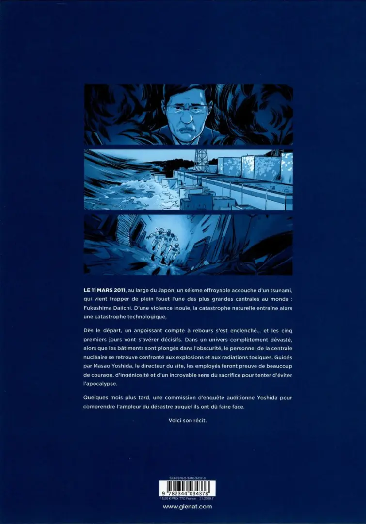 Verso de l'album Fukushima Chronique d'un accident sans fin