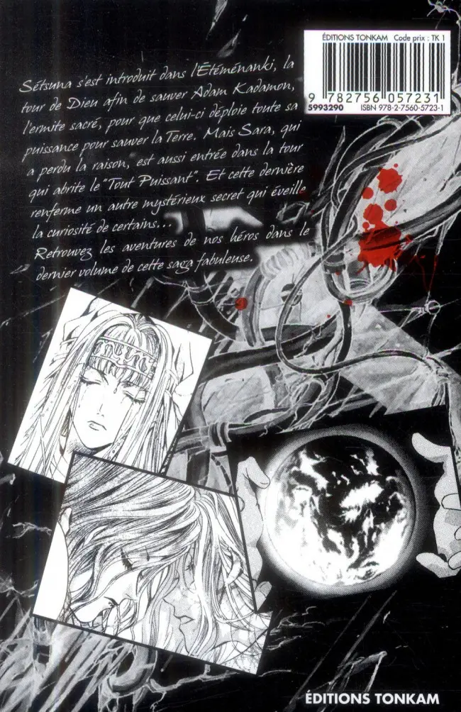 Verso de l'album Angel Sanctuary 20