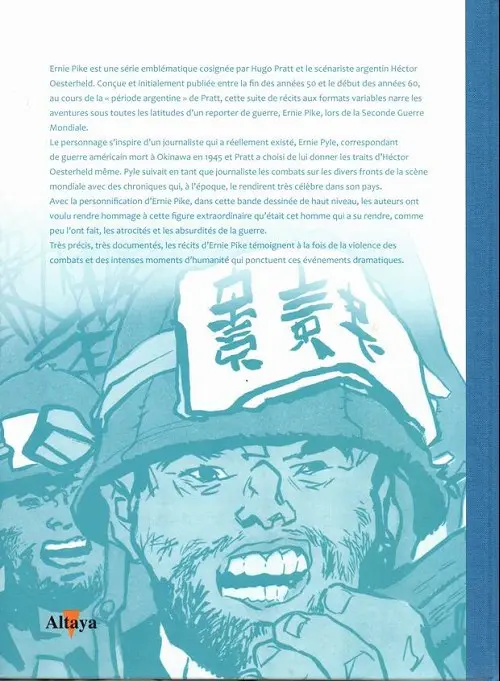 Verso de l'album Tout Pratt Tome 34 Ernie Pike 1