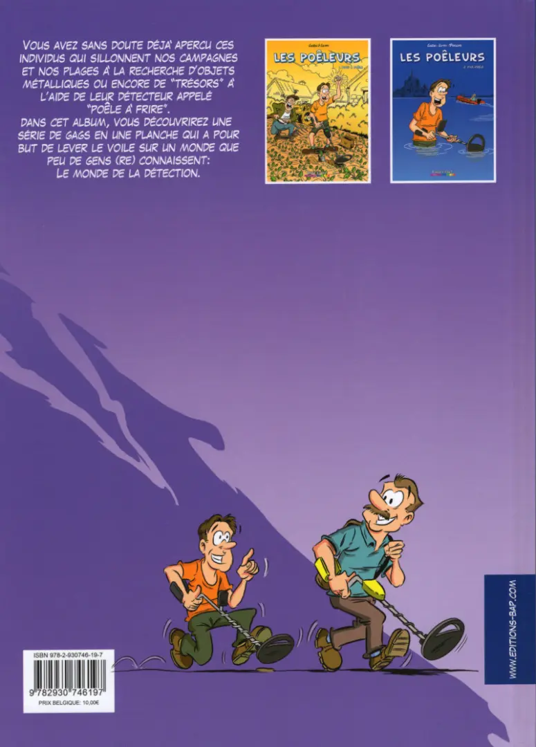 Verso de l'album Les Poêleurs Tome 3 Poêle à gratter