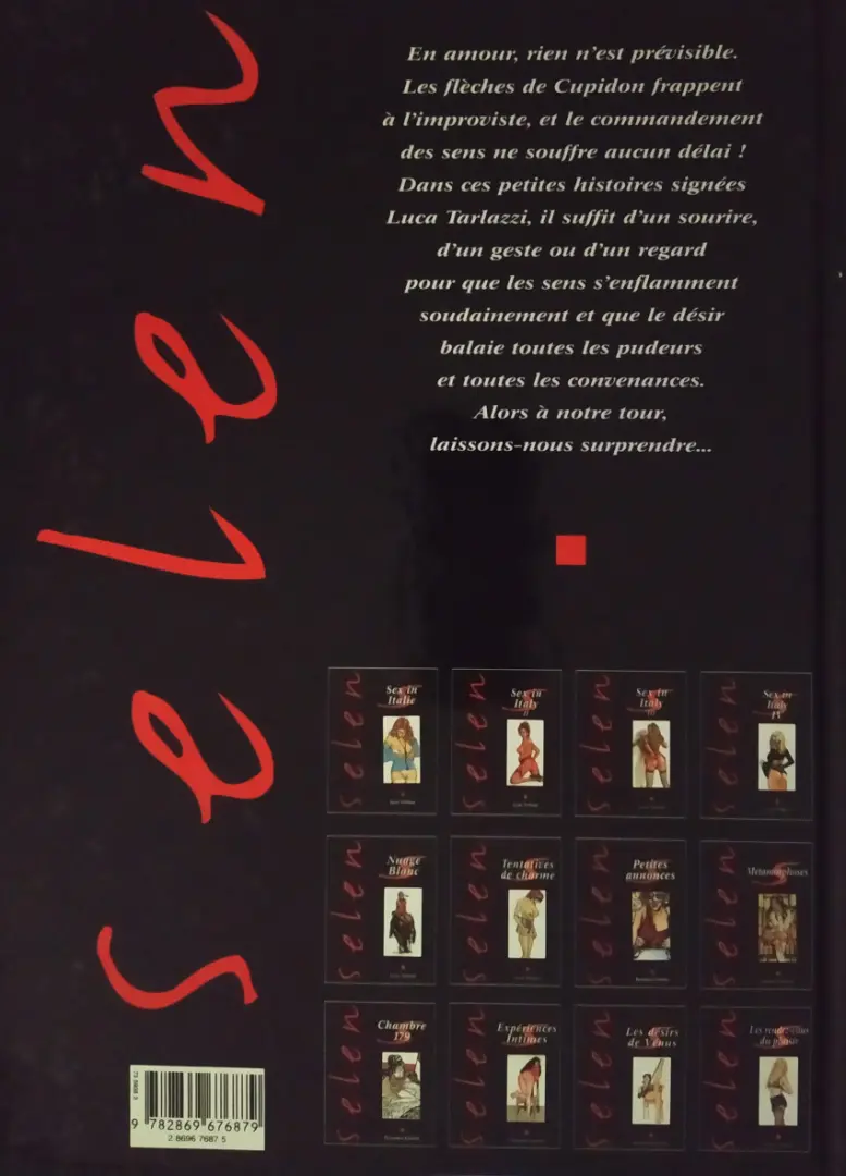 Verso de l'album Selen présente... Tome 9 Tentatives de charme