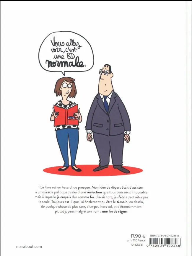 Verso de l'album Cher François
