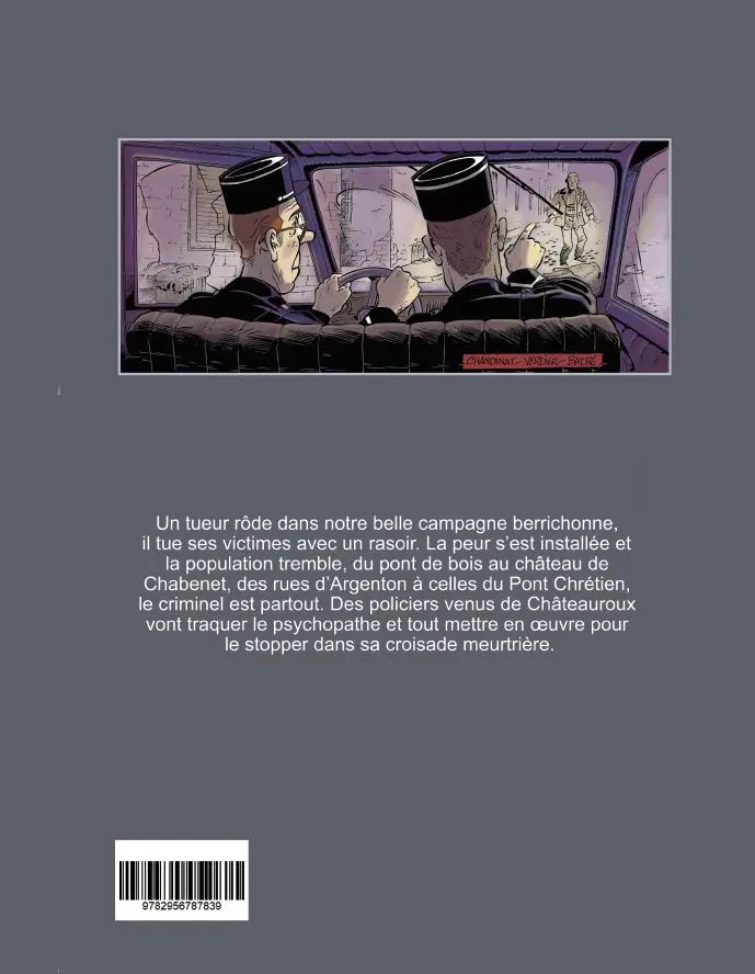Verso de l'album Les mystères du Berry 1 La nuit du rasoir