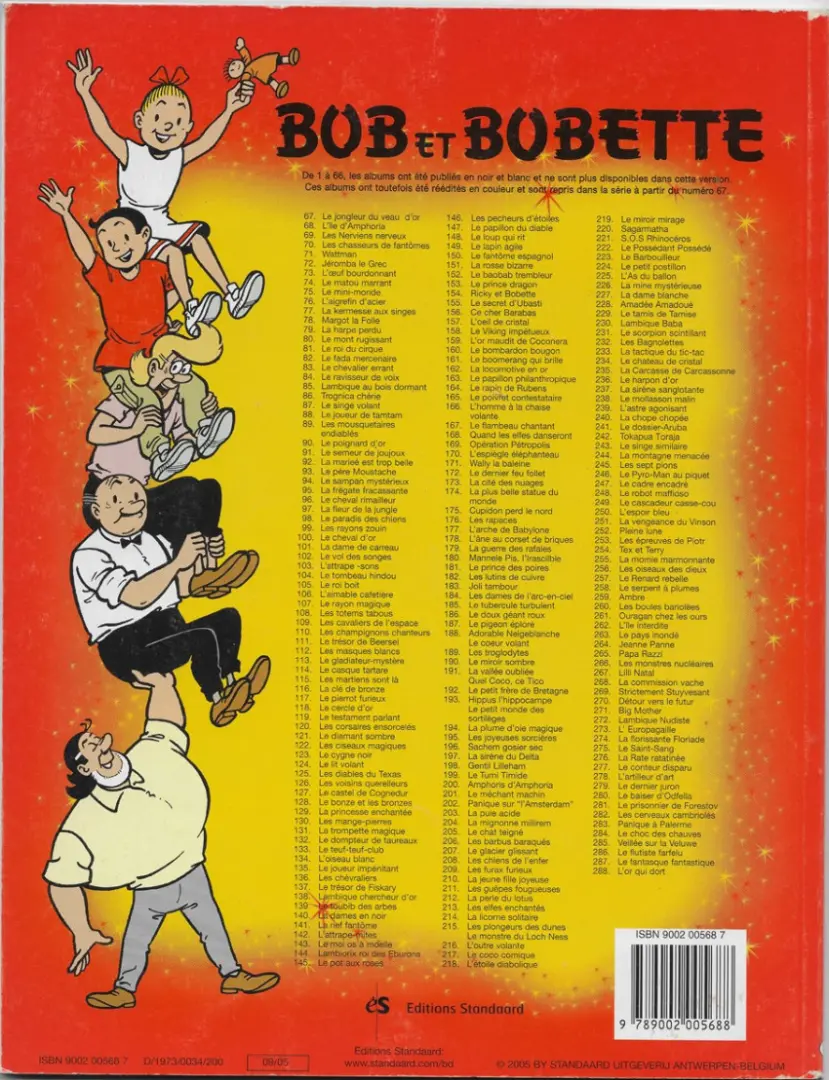 Verso de l'album Bob et Bobette Tome 143 Le mol os à moelle