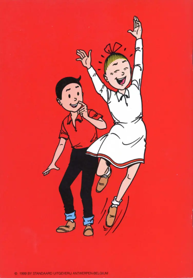 Verso de l'album Bob et Bobette (Publicitaire) Les piquedunes pickpockets