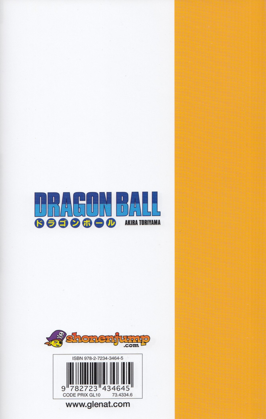 Verso de l'album Dragon Ball 3 Le début du Tenka Ichi Budôkai !!