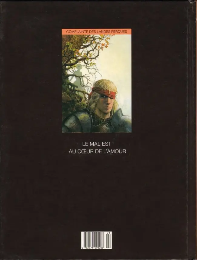 Verso de l'album Complainte des Landes perdues Sioban Tome 3 Dame Gerfaut