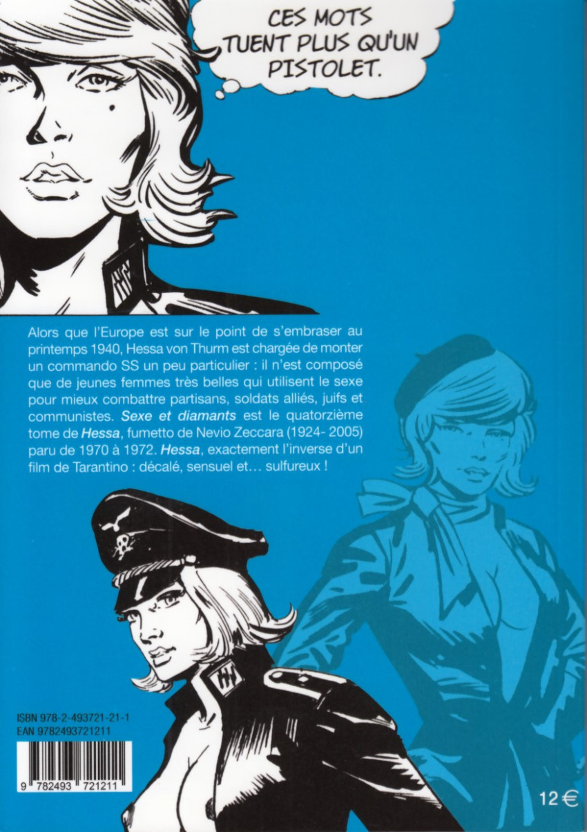 Verso de l'album Hessa Tome 14 Sexe et diamants