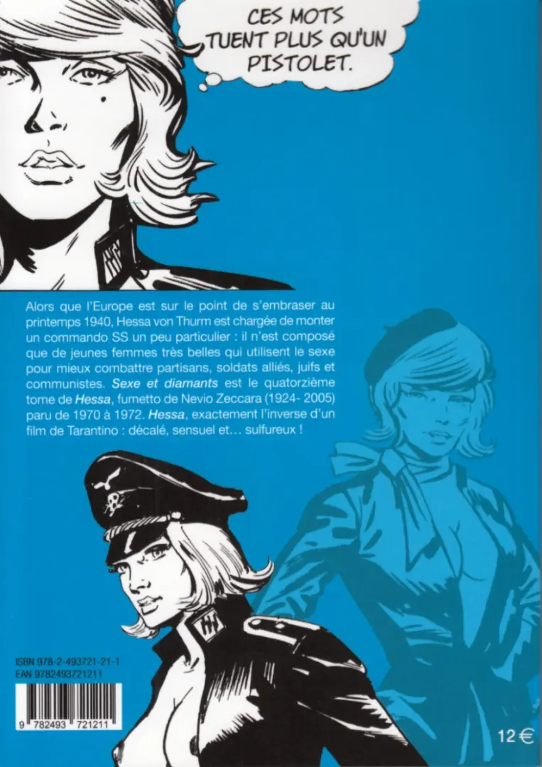 Verso de l'album Hessa Tome 14 Sexe et diamants