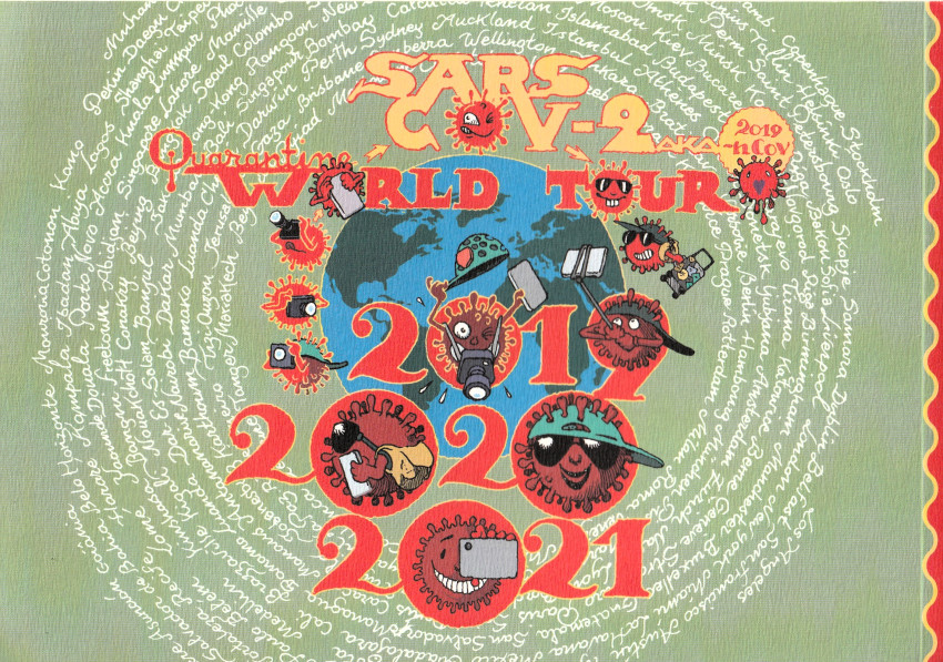 Verso de l'album Chroniques de Guerre Journal dessinécrit d'un premier confinement